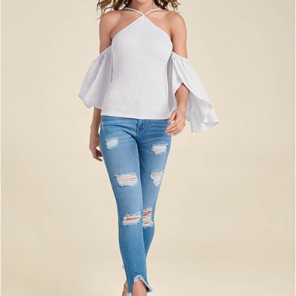 Brand New Smocked Fitted Top Size XL
